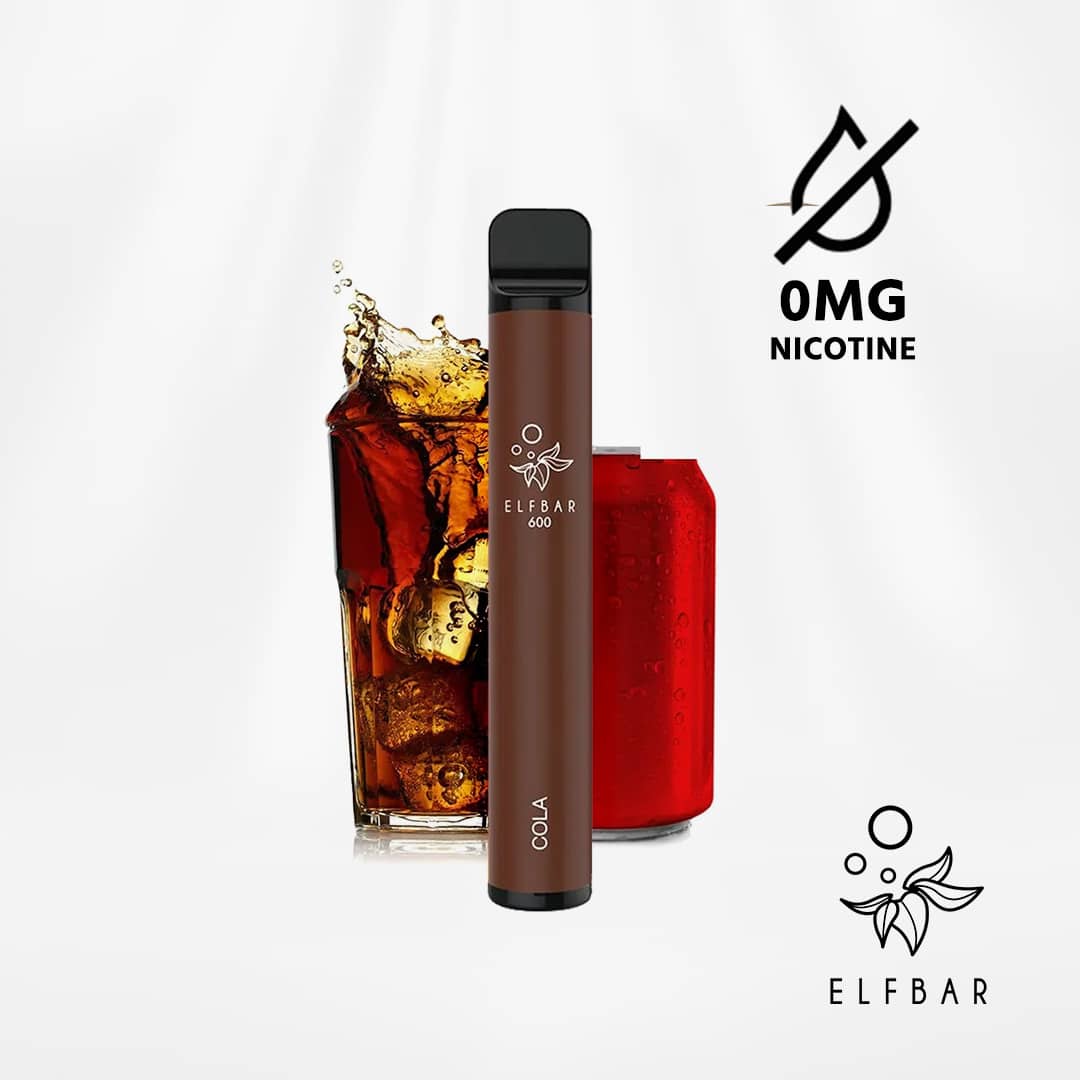 ELFBAR 600 Cola ohne Nikotin | Einweg Vape / 0mg
