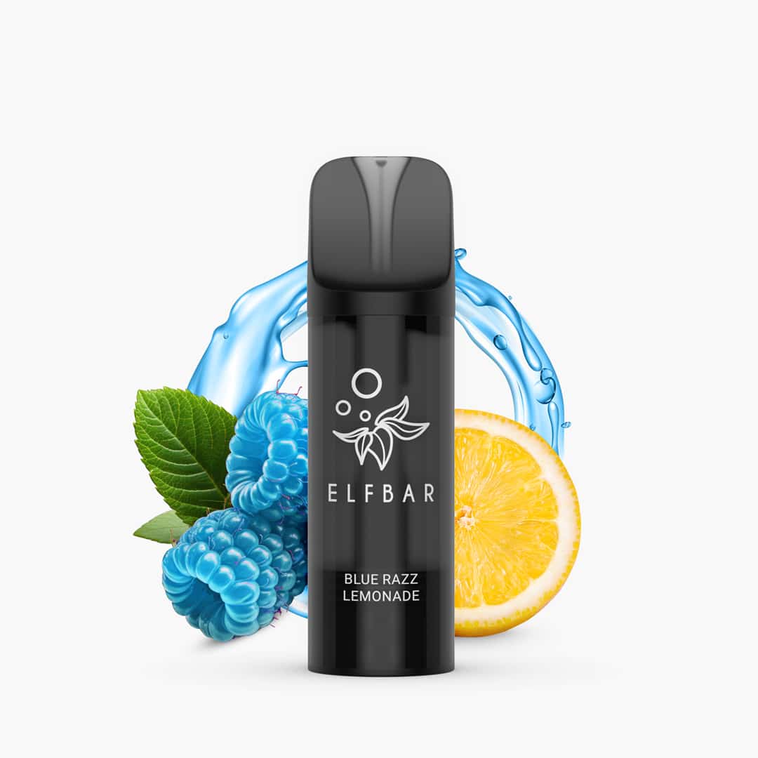 elfbar elfa pro pods blue razz lemonade