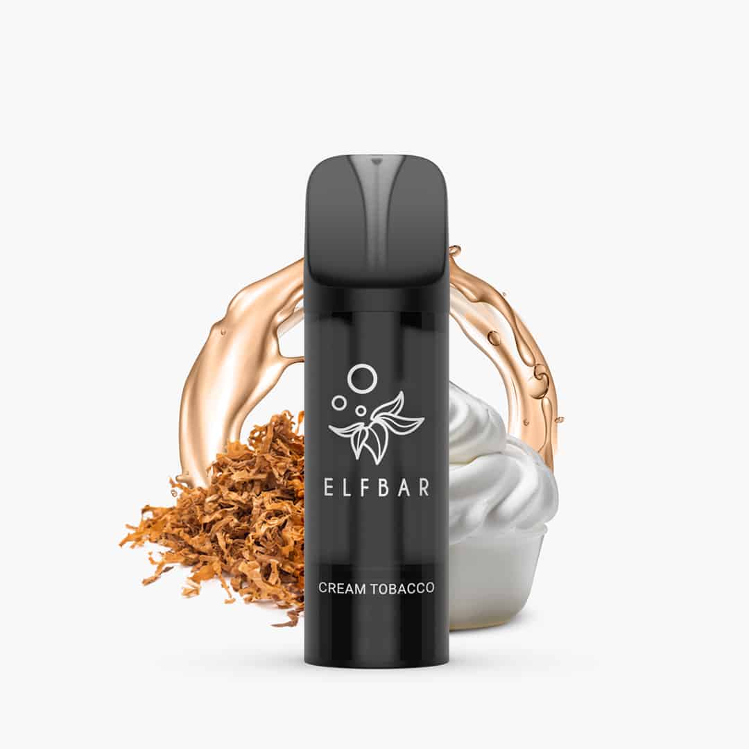 elfbar elfa pro pods cream tobacco