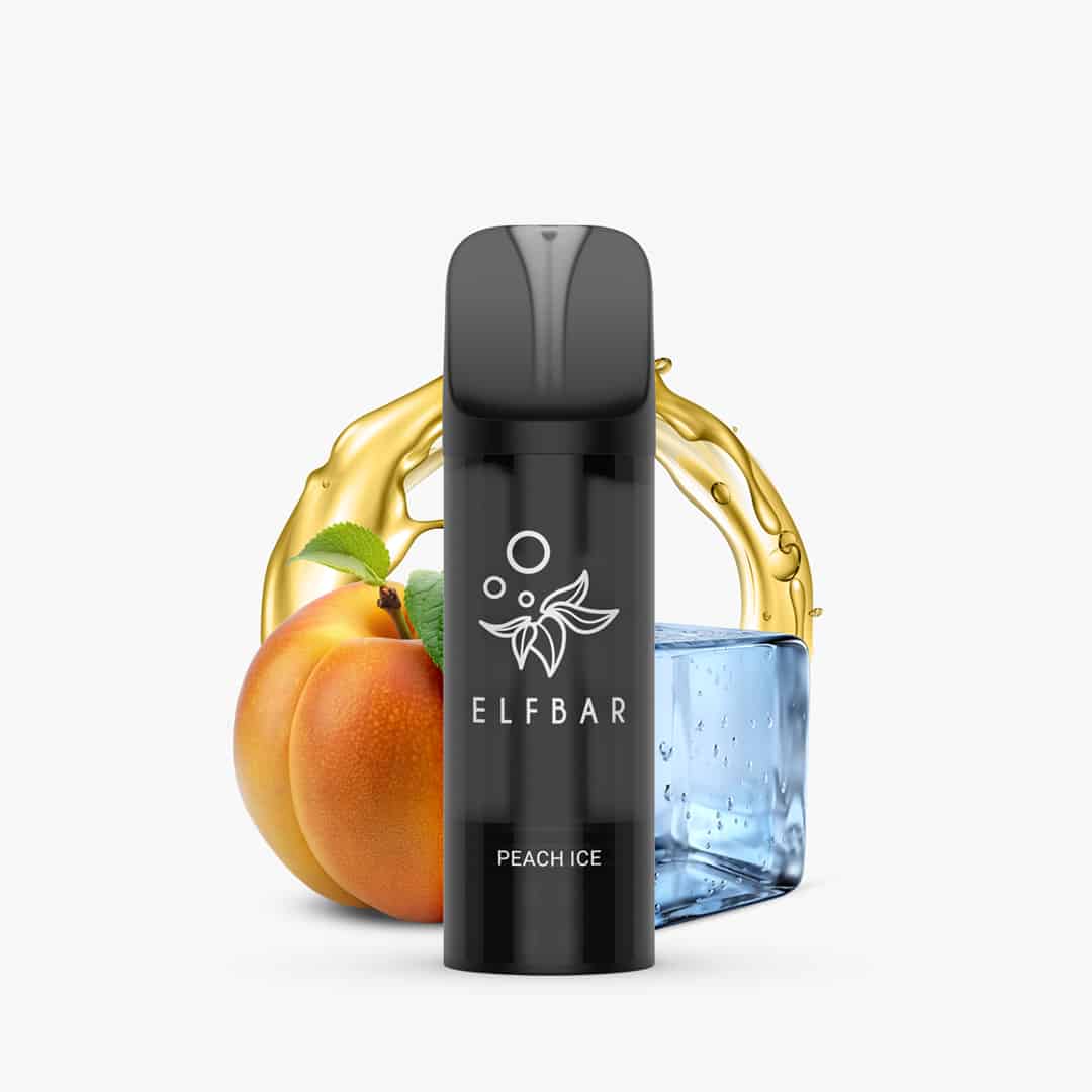 elfbar elfa pro pods peach ice