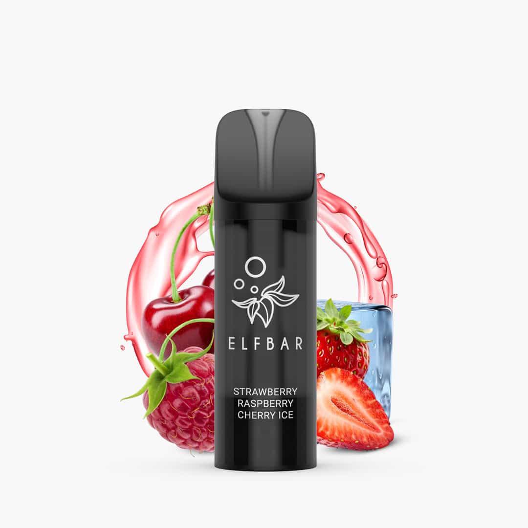 elfbar elfa pro pods strawberry raspberry cherry ice