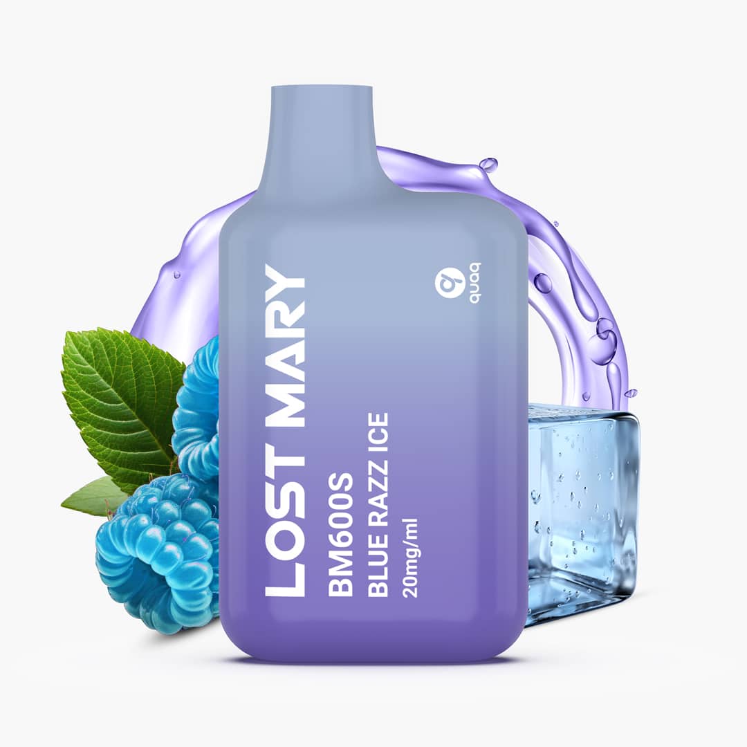 lost mary bm600s blue razz ice