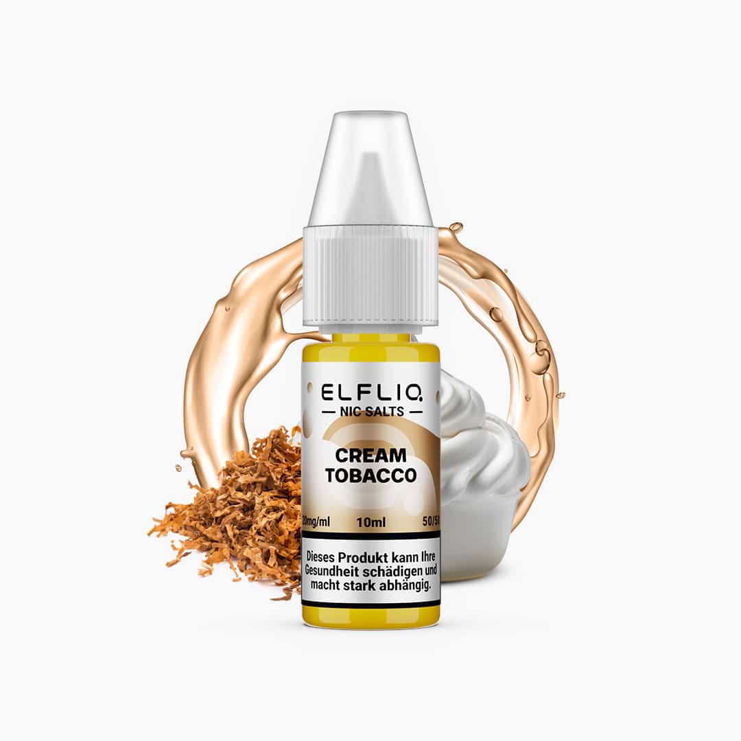 elfbar elfliq cream tobacco