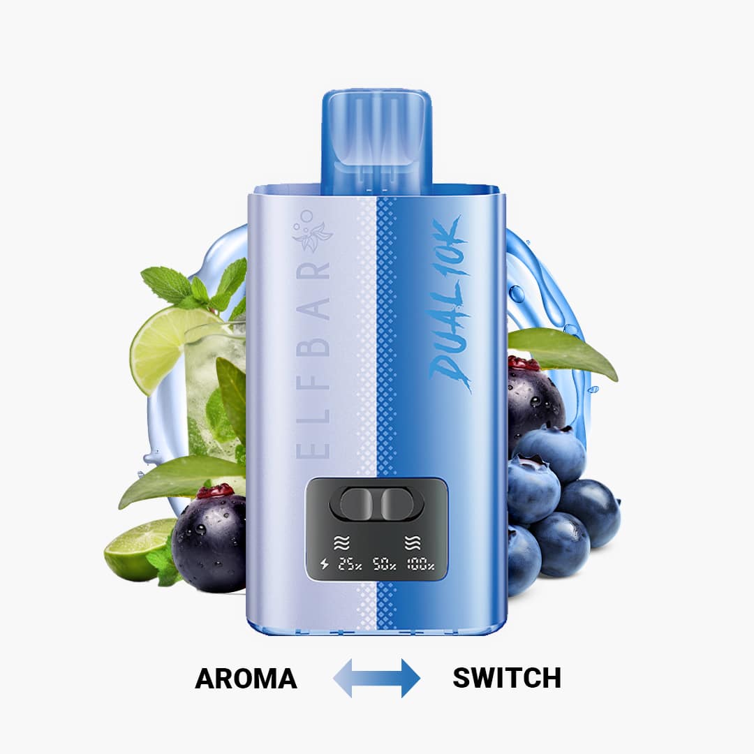 elfbar dual 10k blue edition vape kit bis 10000 zuege
