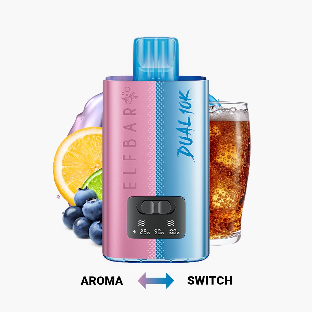 elfbar dual 10k drinks edition vape kit bis 10000 zuege