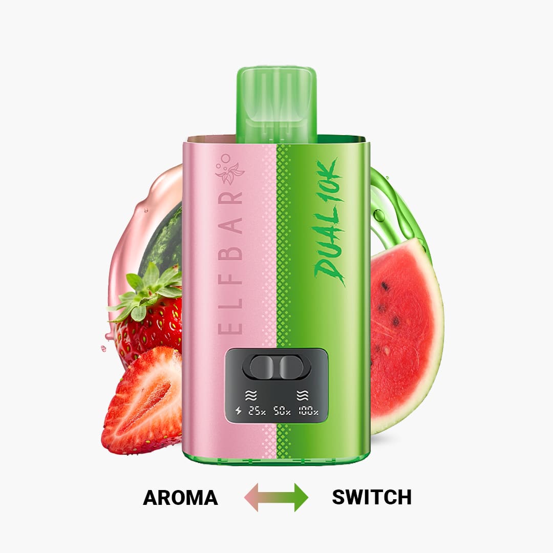elfbar dual 10k watermelon edition vape kit bis 10000 zuege