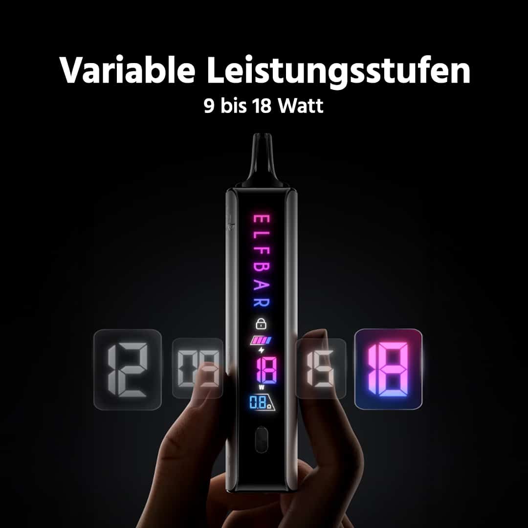 elfbar elfa master variable leistungsstufen