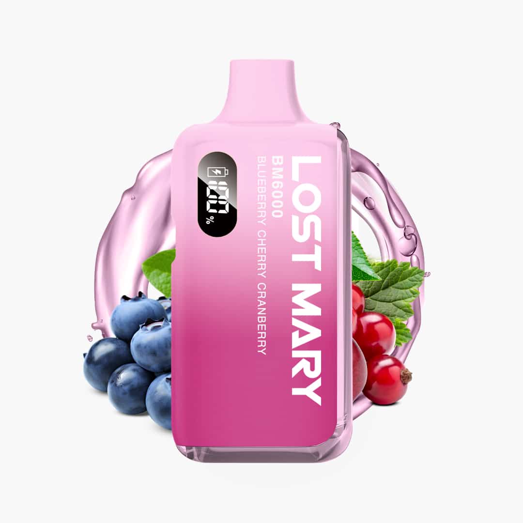 lost mary bm6000 blueberry cherry cranberry vape kit bis 6000 zuege