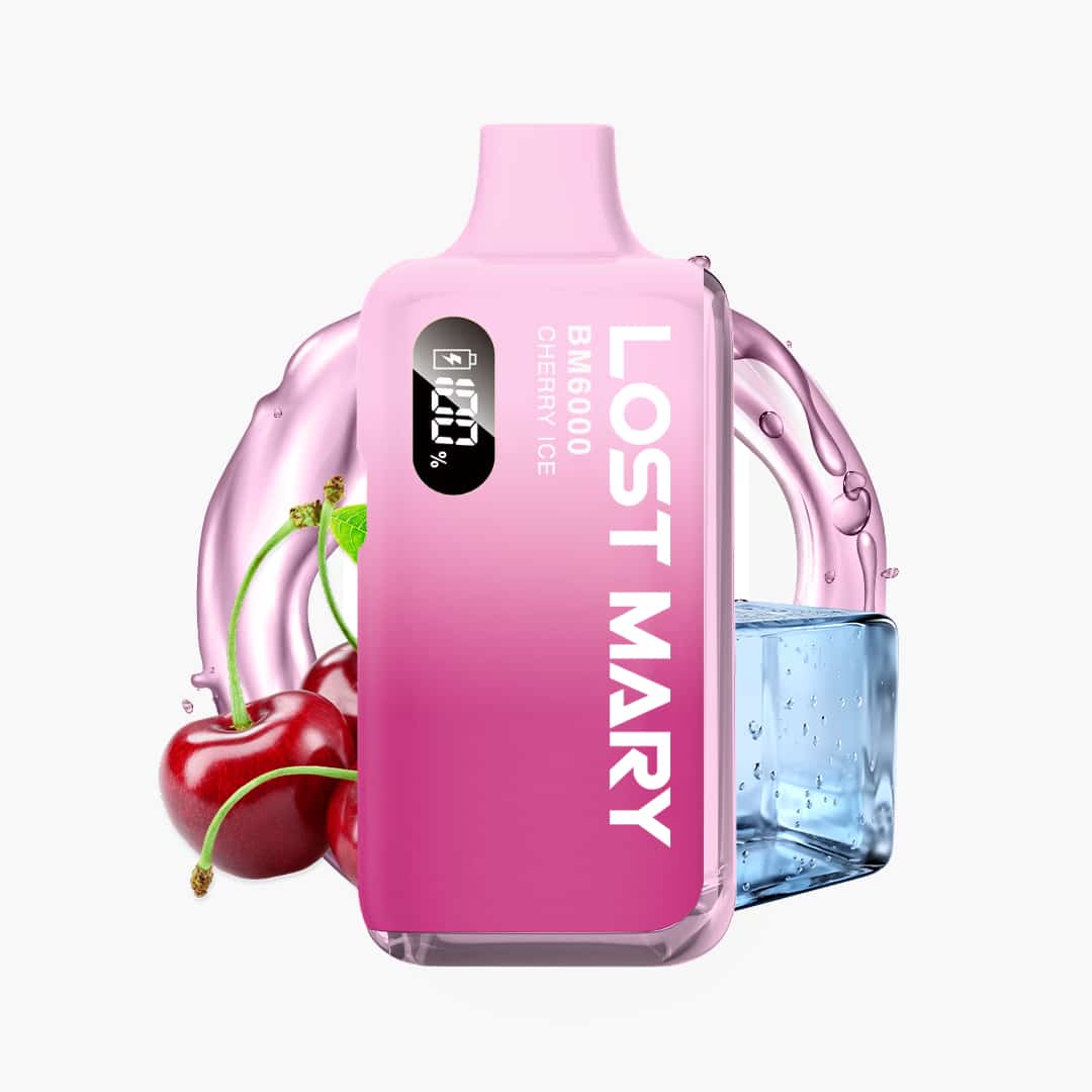 lost mary bm6000 cherry ice vape kit bis 6000 zuege