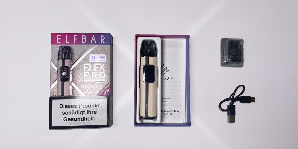 Lieferumfang elfbar elfx pro