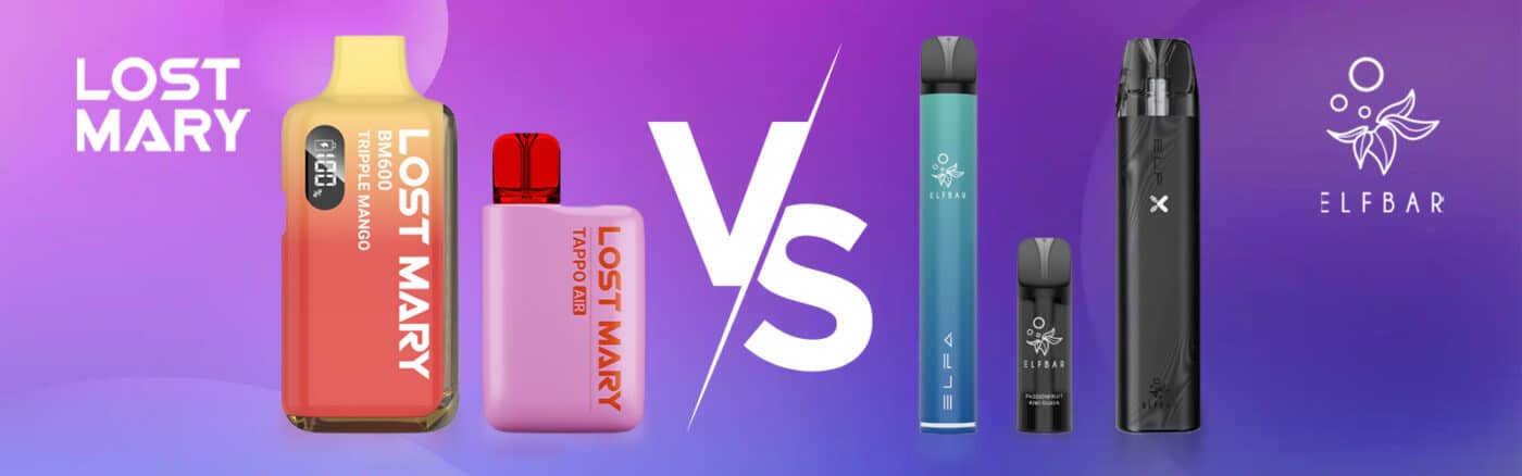 Elfbar vs. Lost Mary: Welche Vape sind besser?