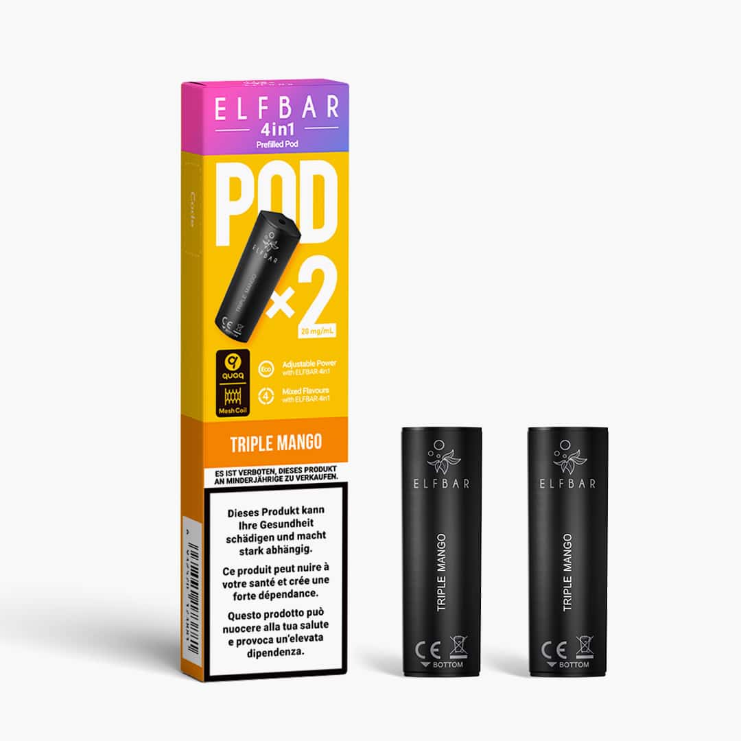 elfbar 4 in 1 pods triple mango 2 ex pack