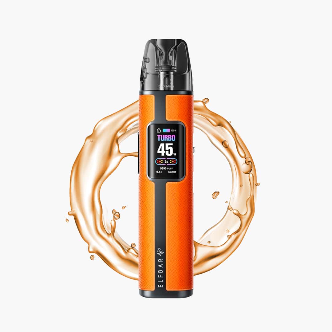 elfbar elfx pro ce orange pod system mit display