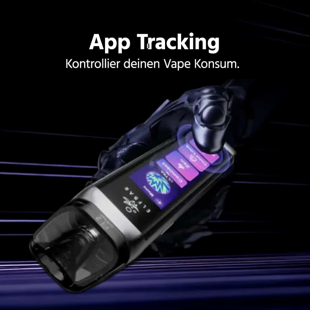 Elfbar elfx Ultra mit app anbindung erklaerungsbilder3