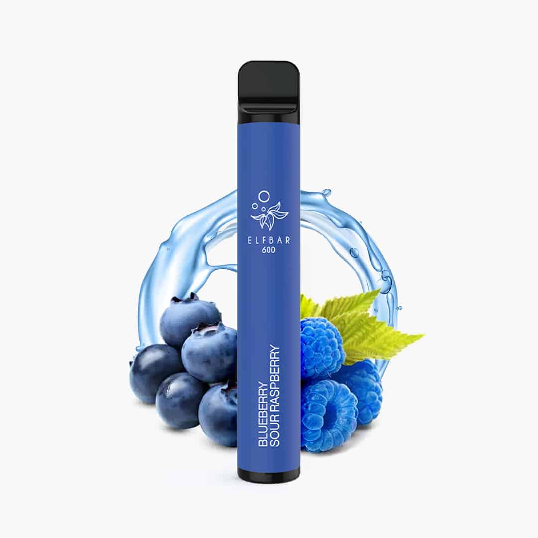 elf bar 600 blueberry sour raspberry heidelbeeren saure himbeeren 20mg