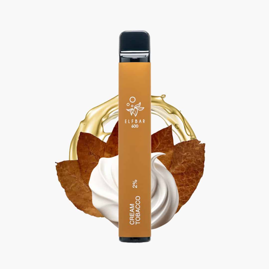 elf bar 600 cream tobacco tabak suesser rahm
