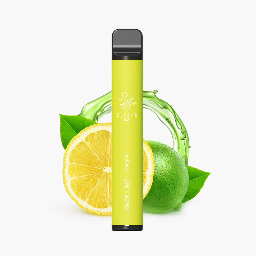 elf bar 600 lemon lime zitrone limette 20mg