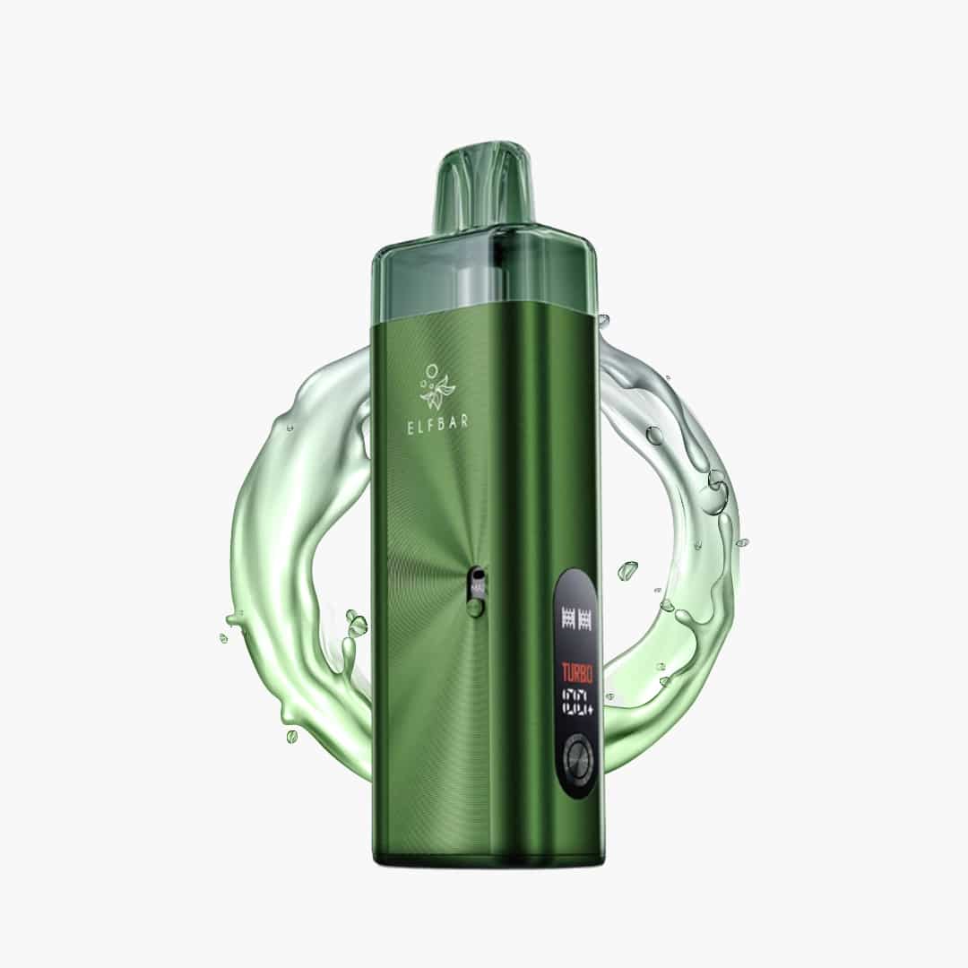 elfbar elfx mega green pod system 2ml 10ml