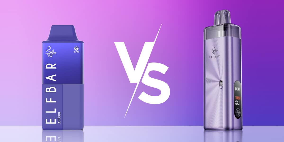 Elfbar Elfx Mega a confronto con Elfbar AF5000