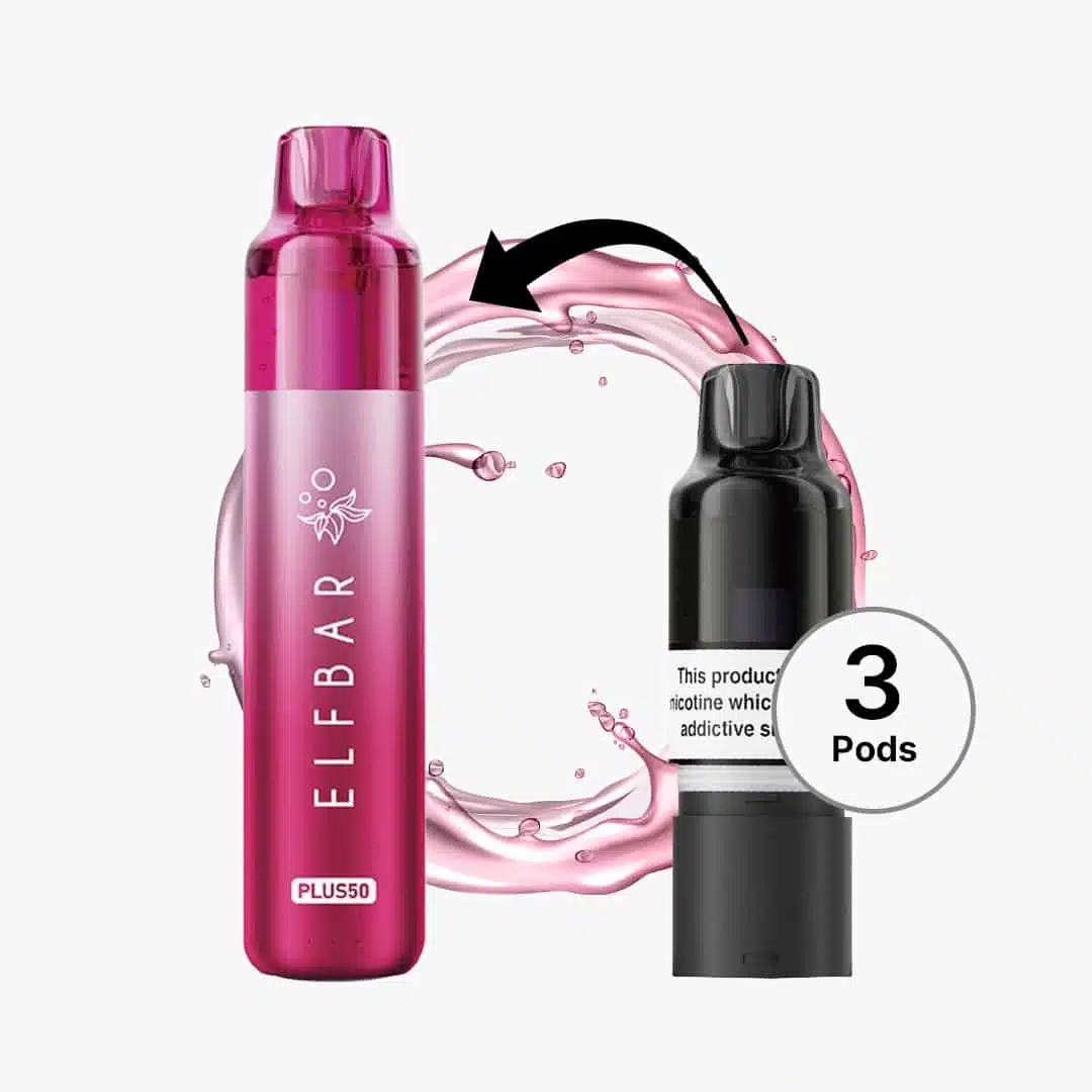 Elfbar Plus 50 Switzerland | Hybrid Vape with 10ml Pods