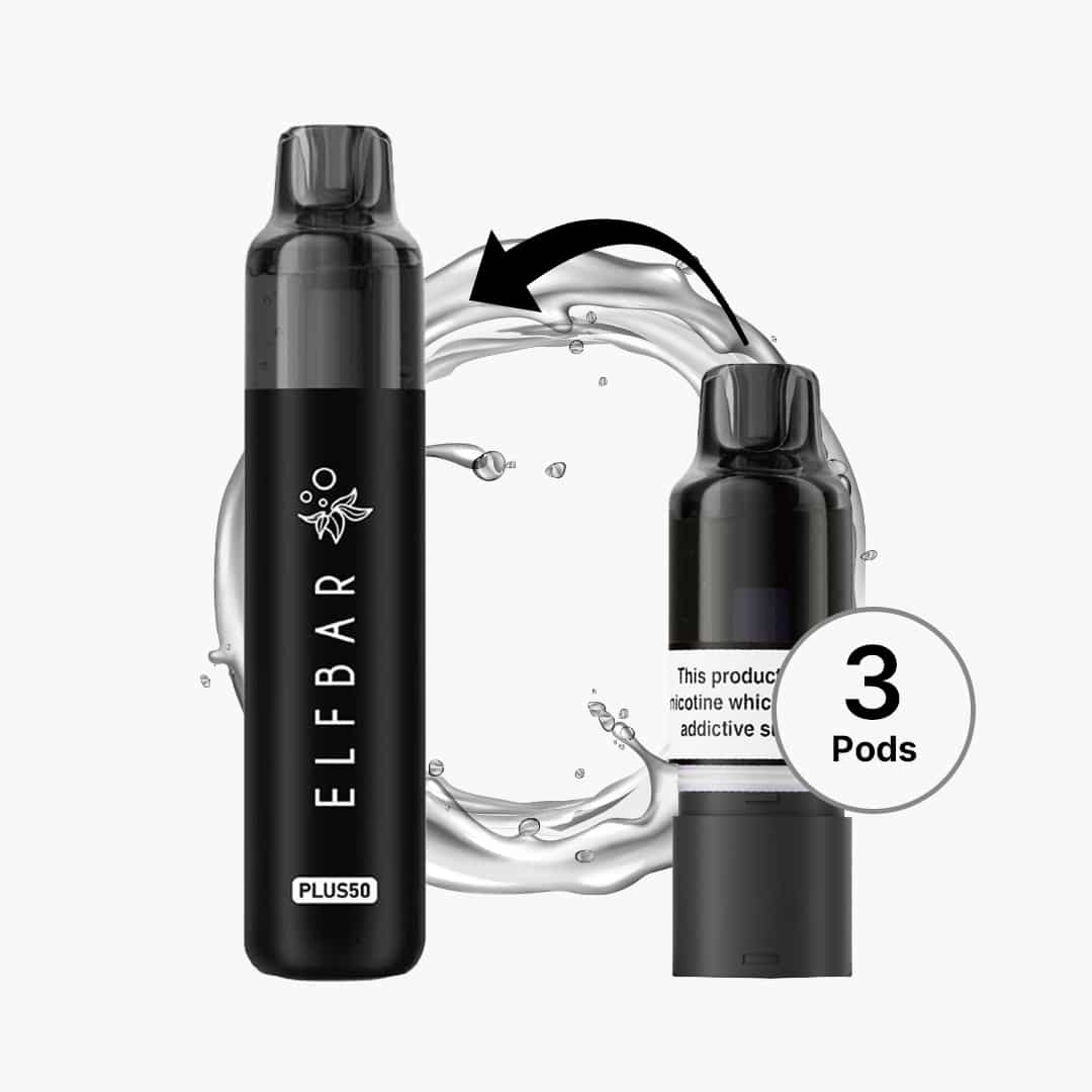 elfbar plus 50 raspberry edition hybrid vape kit