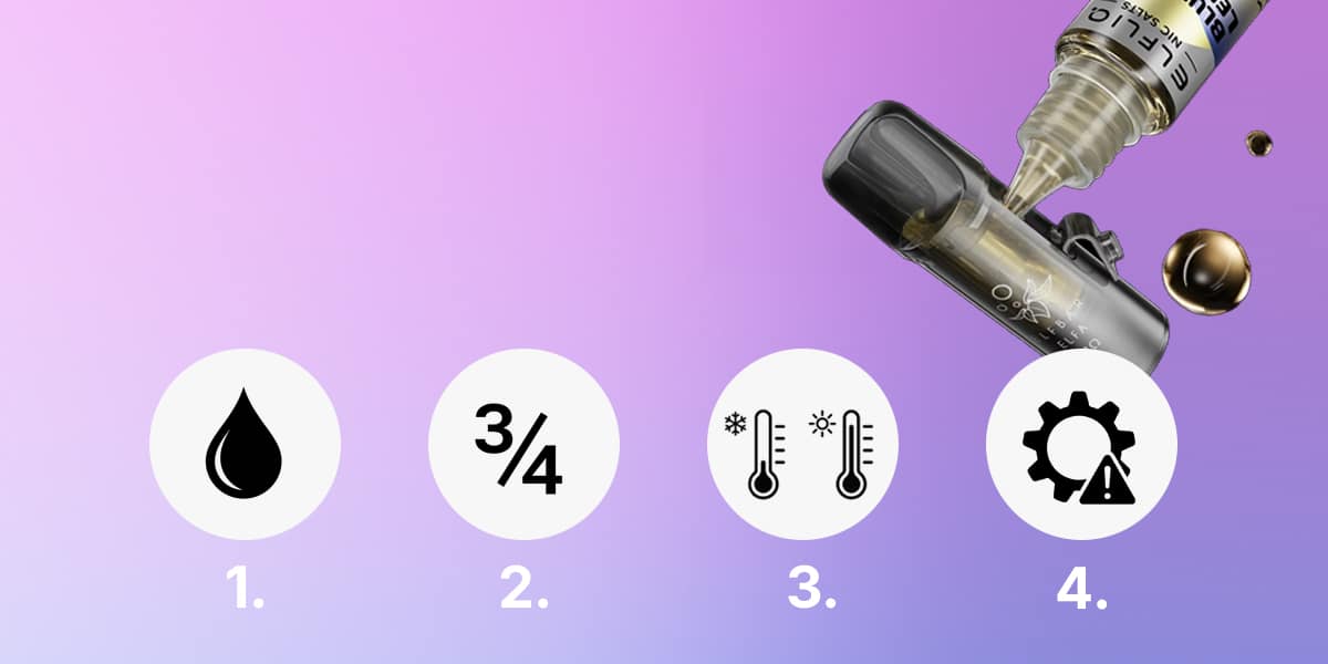 Elf Bar Pods undicht und laufen aus