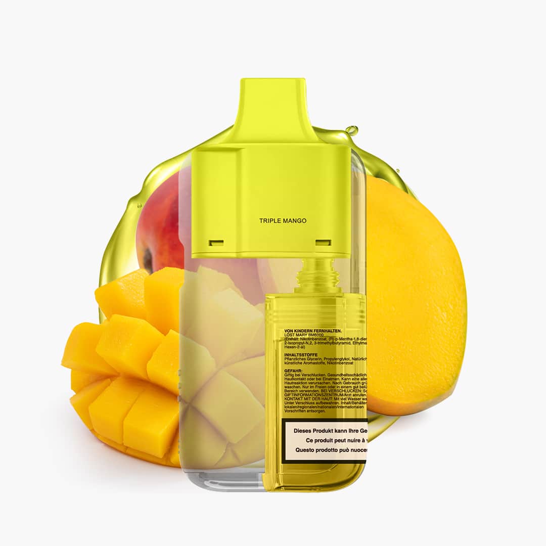 lost mary lux 7000 refill pod triple mango