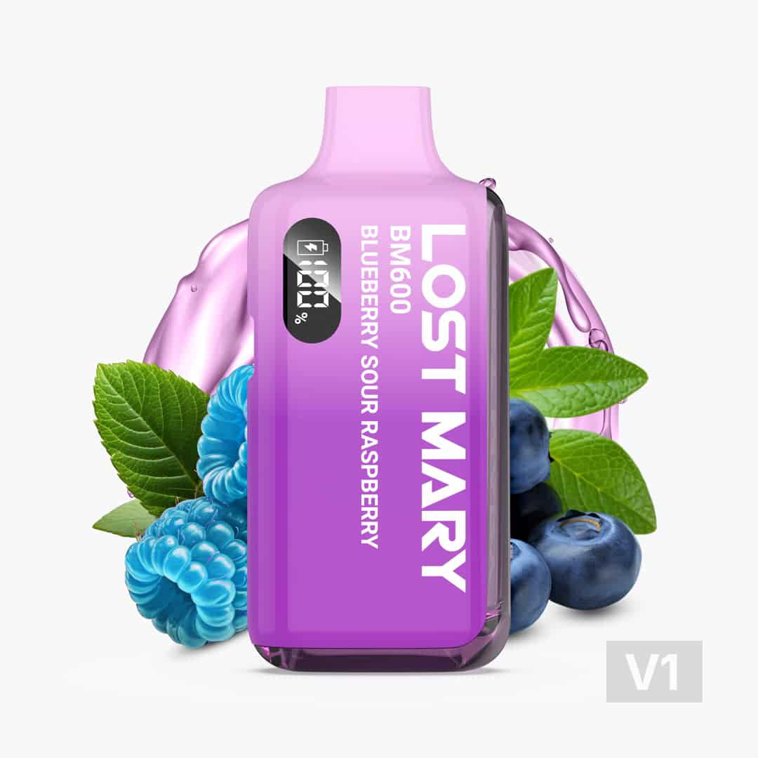lost mary BM6000 blueberry sour raspberry vape kit up to 6000 hits