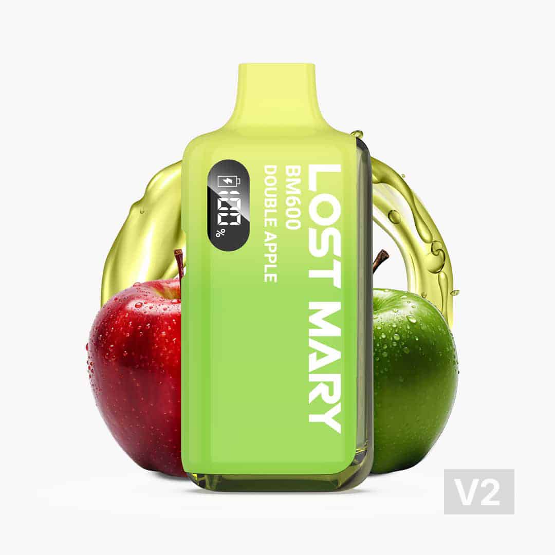 lost mary bm600 züge Lost Mary BM600 Double Apple kaufen – 500 Züge & 20mg main image 0