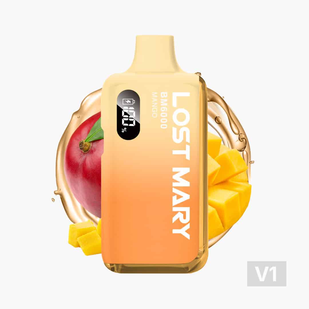 lost mary Kit de vape mangue bm6000 jusqu'à 6000 bouffées