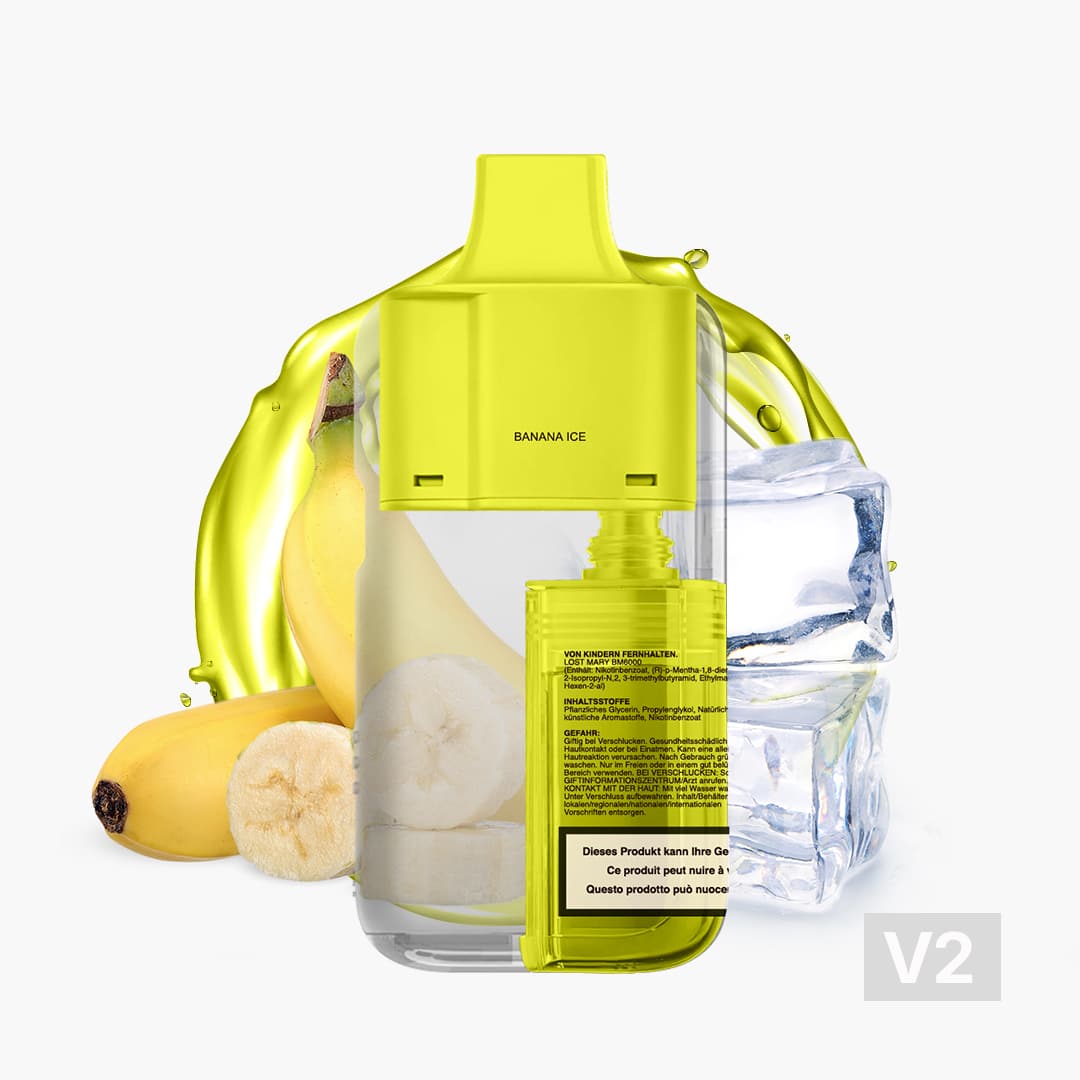 lost mary bm6000 v2 pod 20mg banana ice 1 ex