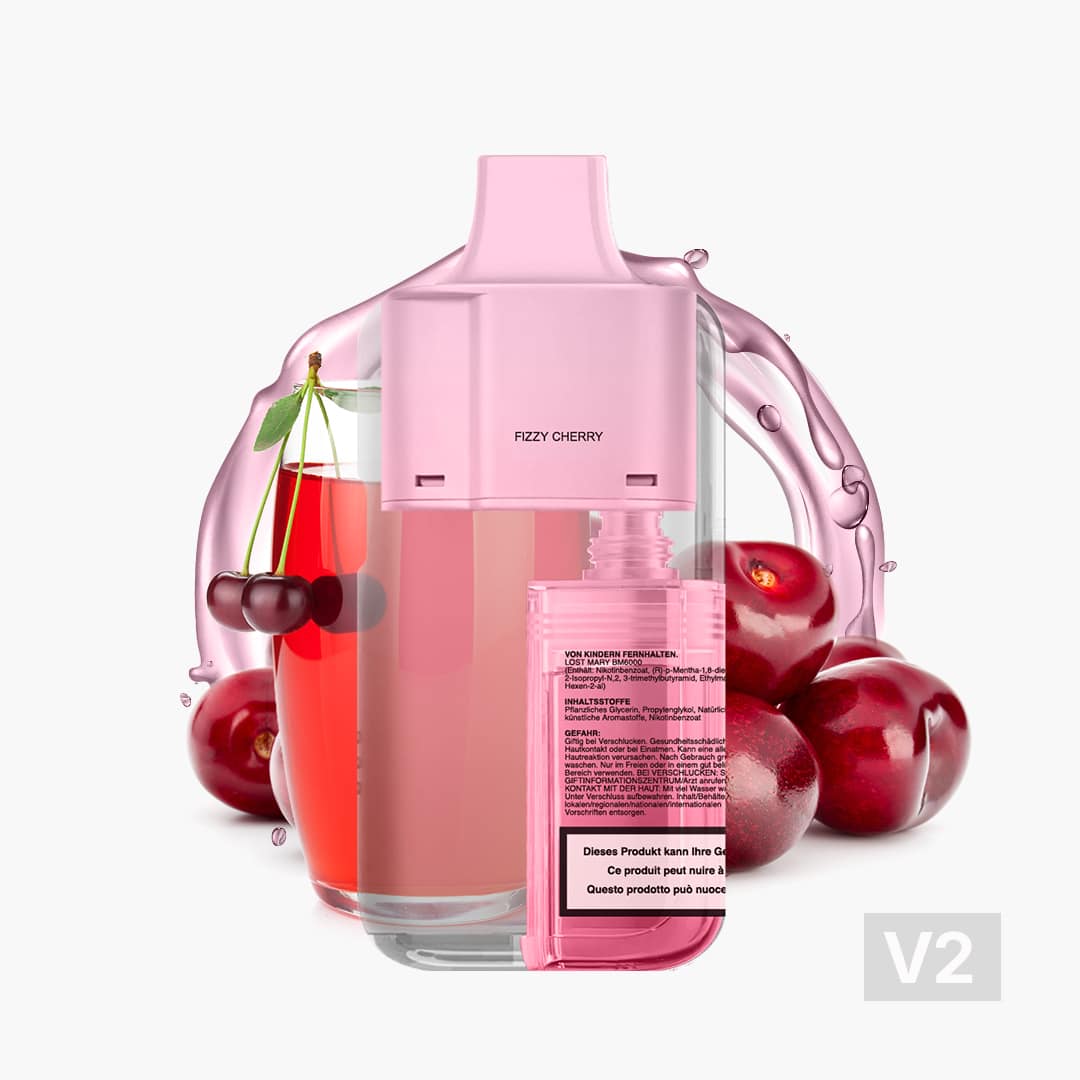 lost mary bm6000 v2 pod 20mg fizzy cherry 1 ex