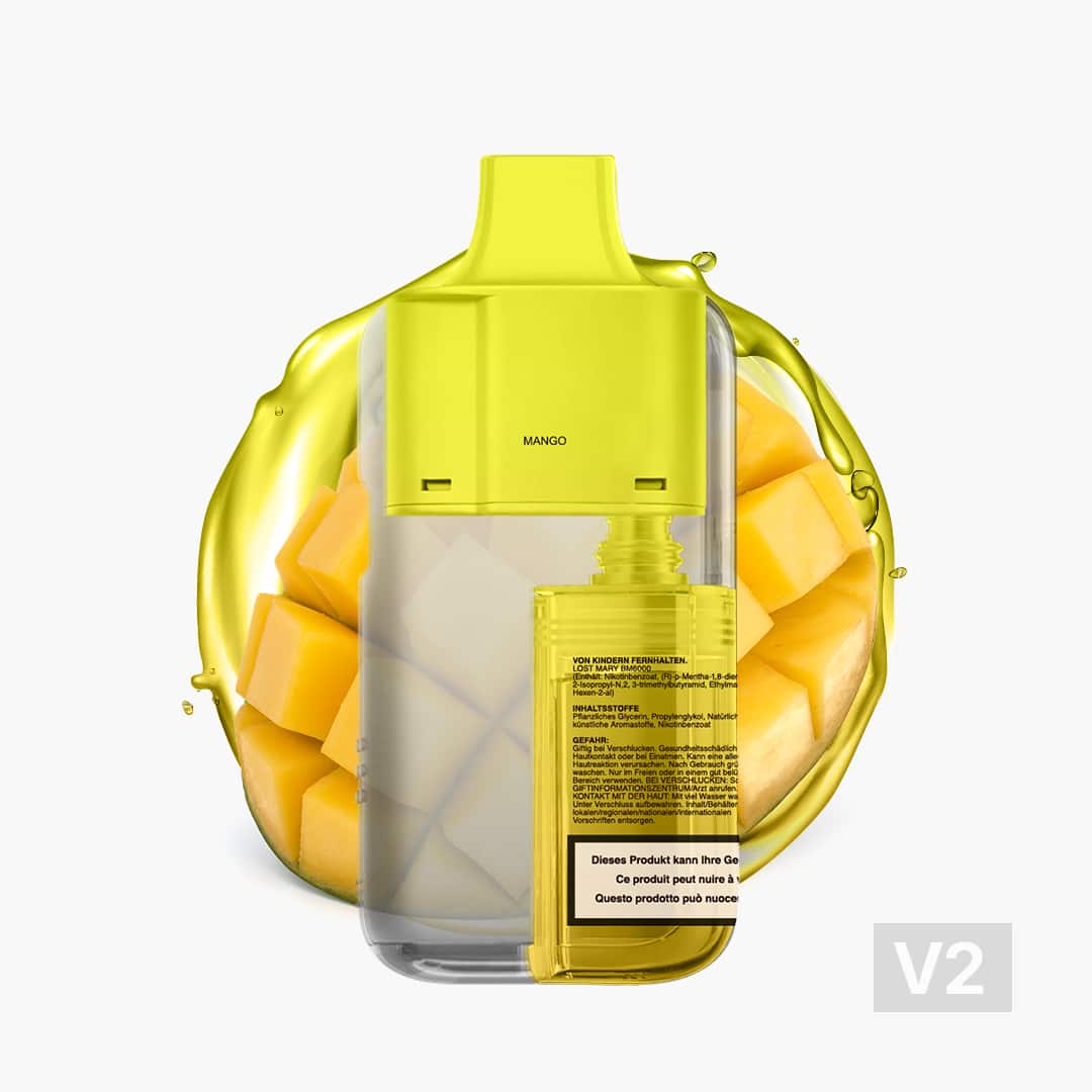 lost mary bm6000 v2 pod 20mg mango 1 ex