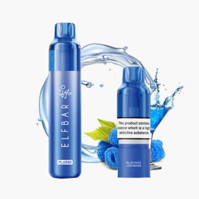ELFBAR PLUS | Blue Razz Lemonade | Hybrid Vape Kit