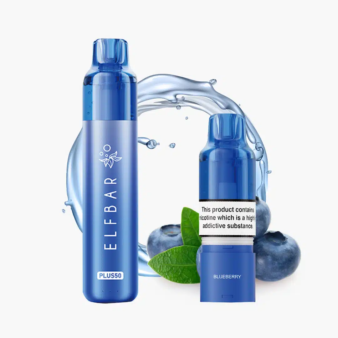 dunkelblaue vape ELFBAR Blueberry 🫐