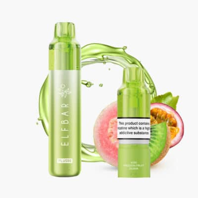 ELFBAR PLUS | Kiwi Passion Fruit Guava | Hybrid Vape Kit