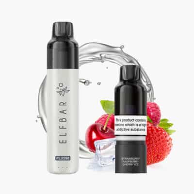 ELFBAR PLUS | Strawberry Raspberry Cherry Ice | Hybrid Vape Kit