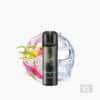 ELFBAR Dragonfruit Ice Vape V2 mit 20 mg/ml Nikotin, Produktbild mit Drachenfrucht und Eiswürfeln im Hintergrund