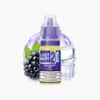 LOST MARY Nic Salts Blackberry Ice 20 mg E-Liquid Flasche mit Brombeeren und Eiswürfeln auf weißem Hintergrund